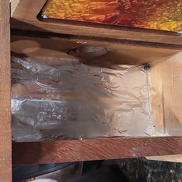 Vintage 80's Nautical Ship Themed Wooden Lantern Box - Picture 10 of 10